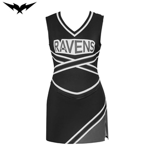Tenues de cheerleading sans manches pour adultes Bigetron Sports - Personnalisables avec broderie et strass, 100% polyester, service OEM - Product Image 1