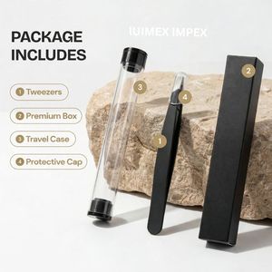 Pinzas para el vello facial de las mujeres, pinzas de precisión para mujeres y hombres, pinzas afiladas inclinadas para cejas - Product Image 2