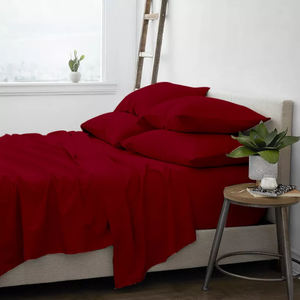 Bedding <b>King</b> Bed <b>Sheets</b> Set 4 Piece Bedding Fade Resistant Flat Fitted <b>Sheets</b> Sets - Product Image 1