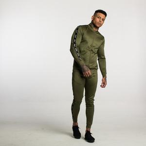 Men's Navy Orange 100% Cotton 2 1 Design <b>Tracksuit</b> Set Full Sleeve Zip Hoodie Side Pockets Casual Sport Wear Breathable Winter - Product Image 4
