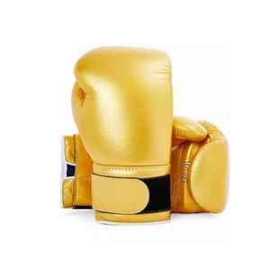 Professional High Quality Leather Boxing <b>Gloves</b> Breathable <b>Moisture</b> Wicking Adjustable Hook Loop Closure Wrist Strap for Youth - Product Image 1