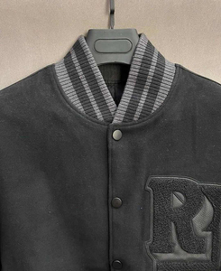 OEM Custom College <b>Jacket</b> <b>Long</b> Leather Varsity <b>Jacket</b> for <b>men</b> With Embroidered Logo Free Design Material for Winter - Product Image 5