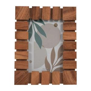Cadre photo en métal doré fait main avec incrustation blanche, rectangulaire, horizontal, pour table, décoration de maison, hôtel, restaurant, décorations de mariage - Product Image 2