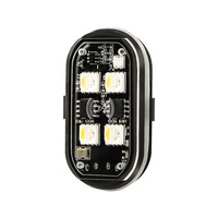 2/4/6/8p Kabellose Fernbedienung LED Stroboskop-Warnleuchte Auto Motorrad Drohne Roller Antikollisions-Warnlampe Blitzlicht