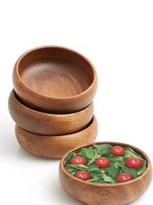 Ensaladera de Madera de Acacia Hecha a Mano, Ecológica y Resistente al Calor, de Gran Capacidad para Cenas Familiares y Fiestas, Apta para Lavavajillas - Product Image 2