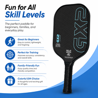 Nouvelle pagaie de pickleball Ledao 2026 en fibre de carbone 3K sans bordure, noyau en nid d'abeille de 16 mm, légère, portable et de haute qualité