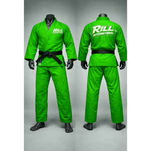 Kimono de judo de qualité supérieure - 100% coton, uniforme d'arts martiaux avec ceinture pour adultes, extensible, séchage rapide et durable, léger - Product Image 5