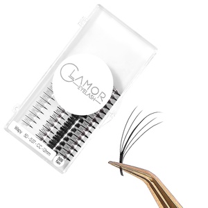 Wispy 5D 8-16mm curl C CC D M Ultra-vitesse naturel Promade Eye Lashes Premade Volume Fans Silk Eyelash Extension Pré Made Fans - Product Image 2