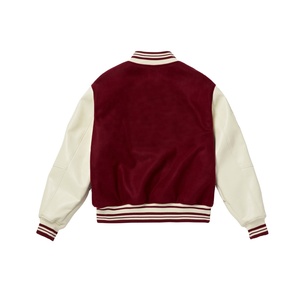 Veste Letterman de haute qualité vestes universitaires en cuir personnalisé patch de broderie de qualité supérieure manches en cuir de laine veste universitaire en laine - Product Image 2