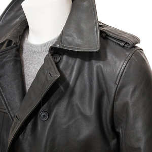 Chaquetas de Cuero para Hombre con Cuello Camisero Estilo Urbano / Chaqueta de Invierno de Cuero Hecha con Material 100% Transpirable - Product Image 6