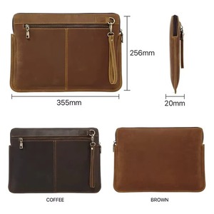 Vintage Modern Genuine Leather Sling <b>Laptop</b> <b>Sleeve</b> with Durable Design for Business Daily Use for Men LS-0226 - Product Image 5