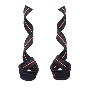 Sangle en coton extra longue pour une maintien maximal et une résistance à la traction améliorée lors des entraînements de force quotidiens, musculation et levage de poids. - Product Image 2