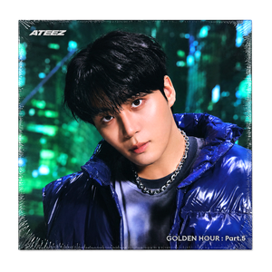 ATEEZ GOLDEN HOUR Part.5 Álbum Digipack [Versión JONGHO] Cubierta para CD, Photocard, Folleto, Póster, Foto Instantánea (Bad) Música K-Pop Coreana - Product Image 1