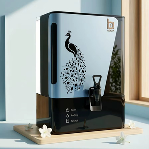 CANIX ORCA SILVER BLUE model RO COPPER ALKALINE TDS <b>water</b> treatment <b>system</b> LED Display <b>Water</b> Purifier For Home DOMESTIC <b>FILTER</b> - Product Image 1