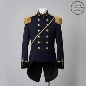 Uniforme de Banda de Marcha al por Mayor Hecho de 100% Algodón o Poliéster de Primera Calidad para Hombres, Mujeres y Adultos, Tallas y Colores Personalizados - Product Image 1