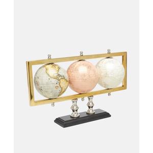 Fournitures de bureau, cadeaux d'entreprise personnalisés, accessoires, socle rotatif, modèles de globe terrestre à 3 couleurs, objet décoratif de luxe - Product Image 4