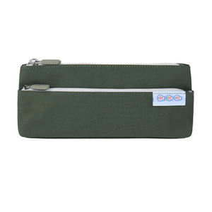 Water-Resistant Double Zipper SENDA Custom Purple Nylon Pencil Case Stationery <b>Bag</b> for <b>School</b> and Office Use - Product Image 4