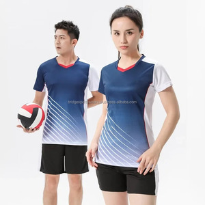 Ensemble d'uniformes de volley-ball personnalisés unisexes, séchage rapide, vêtements d'équipe, 100% polyester - Product Image 2
