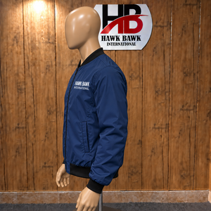 Blouson Bomber Homme Personnalisé Coupe-Vent à Fermeture Éclair – Vêtement d'extérieur Décontracté Coupe Droite Couleur Unie Tissu Résistant au Vent Option Fermeture Éclair sur le Devant - Product Image 3