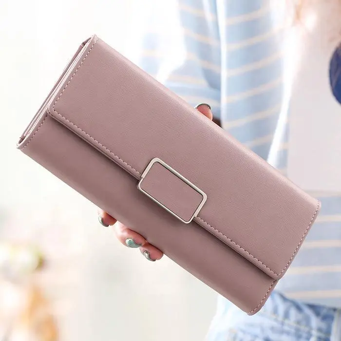 Fashion Long Women Wallets Brand Purse Female Purse Women's Leather Wallet Clutch/ Phone Bag women leather wallet