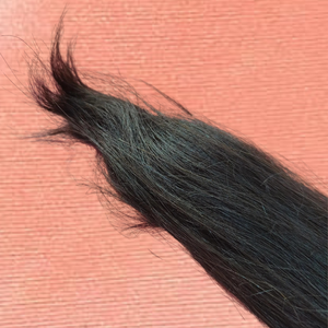 Extensiones de Cabello Liso Virgen Indio Natural Sin Procesar con Cutícula Alineada, Doble Trama, de Una Sola Capa, Color Negro Natural - Product Image 2