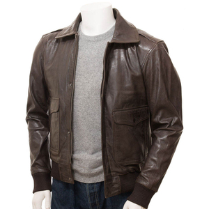 Veste en cuir à carreaux pour homme, style streetwear d'hiver, coupe-vent, respirante, manches longues, haute qualité, nouvelle mode, performance dynamique - Product Image 2