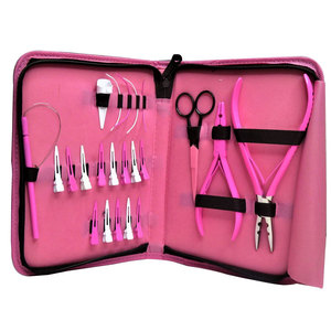 Kit de Herramientas para Extensiones de Cabello de Acero Inoxidable de Primera Calidad, Juego de Aplicación de Extensiones de Cabello de Grado Profesional para Salón, Duradero - Product Image 2