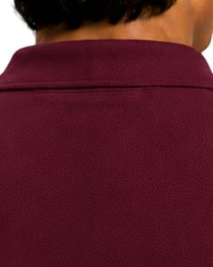 Polo Borgoña para Hombre, Manga Corta, Tela Piqué de Algodón, Diseño Jacquard Informal, Cuello Camisero, Lujoso, Verano, Personalizado - Product Image 4