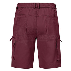 Pantalones Cortos Cargo Casuales para Hombre, Producción Confiable de Fábrica, Transpirables, Ecológicos, con Cierre de Botón, Mezcla de Algodón - Product Image 2