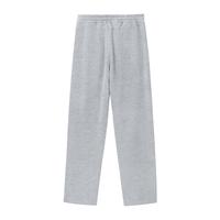Pantalon de survêtement pour homme, taille élastique, cordon de serrage, bande latérale, bas ouvert, tricoté, coupe ample, léger, écologique