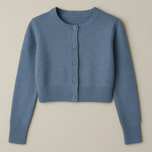 100% Wool Knitted <b>Cardigan</b> Women's Autumn And Winter Sweater Oversized With Button Loose Fit Sweater Fashionable - Product Image 4