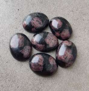 บาร์ตัน การ์เน็ต คาโบชอง รูปไข่สีน้ำตาลแดง หินอัญมณีแบบปรับขนาดได้ สำหรับทำเครื่องประดับและงานฝีมือ - Product Image 4