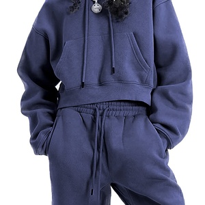 Novedad 2026: Conjunto Deportivo de Invierno para Mujer, Color Sólido, Manga Larga, Corte Regular, para Entrenamiento y Uso Casual - Product Image 6
