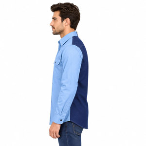 Vêtements de travail résistants au feu pour hommes, combinaisons de soudeur FR avec caractéristiques de sécurité, chemise ignifuge - Product Image 4
