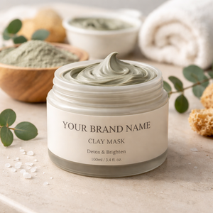 Masque Purifiant à l'Argile pour le Visage – Élimination des Points Noirs, Contrôle du Sébum & Détoxification – Traitement Facial – Vente en Gros, Marque Privée, Fournisseur en Vrac de Soins de la Peau - Product Image 1