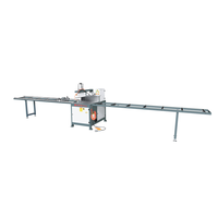 Alimentation automatique et découpe de profilés en aluminium, universelle pour la coupe du bois, positionnement précis et scie à découper CNC précise