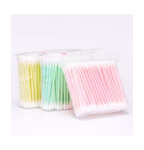 Tige de coton-tige en bois pur 10CM tête unique pour brume de sourcil tatouée lèvre blanchie petit maquillage utilisation F & P Vertriebs GmbH modèle - Product Image 4