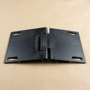 Support d'angle pliable en alliage d'aluminium noir thermolaqué à 45 degrés pour pergola, abri de voiture, auvent - Product Image 3