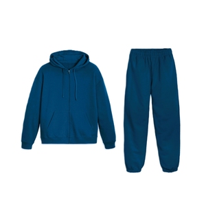 100% Cotton <b>Men's</b> <b>ZIP</b>-Up Tracksuit Full Sleeve Front <b>Pocket</b> High Quality Breathable Cotton Casual <b>Men's</b> Wear Custom Logo - Product Image 2