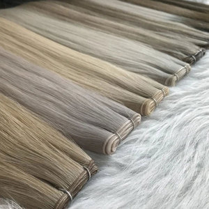 ผมแท้เวียดนามแบบ Double Drawn Genius Weft น้ำหนัก 100 กรัม สำหรับต่อผม Genius Weft  ผมแท้ Remy 100% - Product Image 1