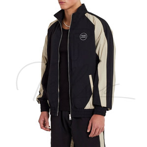 Custom Men's Spring Casual Two-Piece Zipper Track Suit Polyester/Nylon Windbreaker Jogger <b>Jacket</b> Set Reversible Quick Dry - Product Image 4