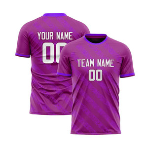 Maillot de football unisexe personnalisé OEM, imprimé, manches courtes, été, évacuation de l'humidité, séchage rapide, respirant, vêtements de sport - Product Image 6