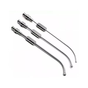 Juego de 9 Cánulas de Succión para Senos Dentales, 2.5mm, 3mm, 4mm, Acero Inoxidable Alemán, Reutilizables, Autoclavables, CE - Product Image 4