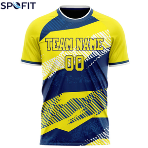 Maillot de football en polyester respirant à manches courtes, personnalisable – Meilleure vente - Product Image 6