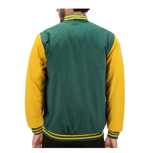 Veste de baseball d'hiver pour homme de haute qualité avec logo personnalisé, style streetwear fin, broderie chenille, style Letterman, longue en polaire - Product Image 6
