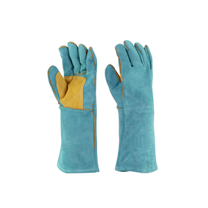 Custom Logo Fire Resistant Cow Split Leather Welding <b>Gloves</b> / Protective Hand Welding <b>Gloves</b> / Welder Work <b>Gloves</b> - Product Image 6