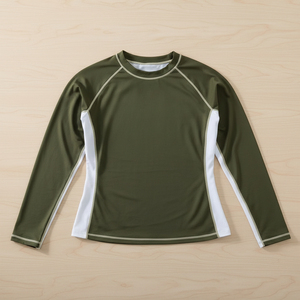 New Women Rash Guards Long Sleeve Rash guard Custom <b>Print</b> <b>Surf</b> Shirt Swimming Rash Guard Sun Protection swimming wear form women - Product Image 5