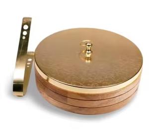 Boîte à chapati en bois multifonctionnelle, support de rangement pour pain pour la cuisine - Product Image 2