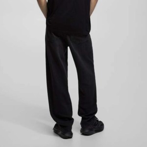 Jeans de Mezclilla para Hombre, Corte Recto, Cintura Media, Transpirables, Resistentes al Viento, Estilo Casual de Otoño para Hombre - Product Image 4