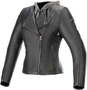 Top Quality Luxury Women <b>Long</b> Sleeve Hollow Out Celebrity <b>Leather</b> Runway <b>Jackets</b> - Product Image 1